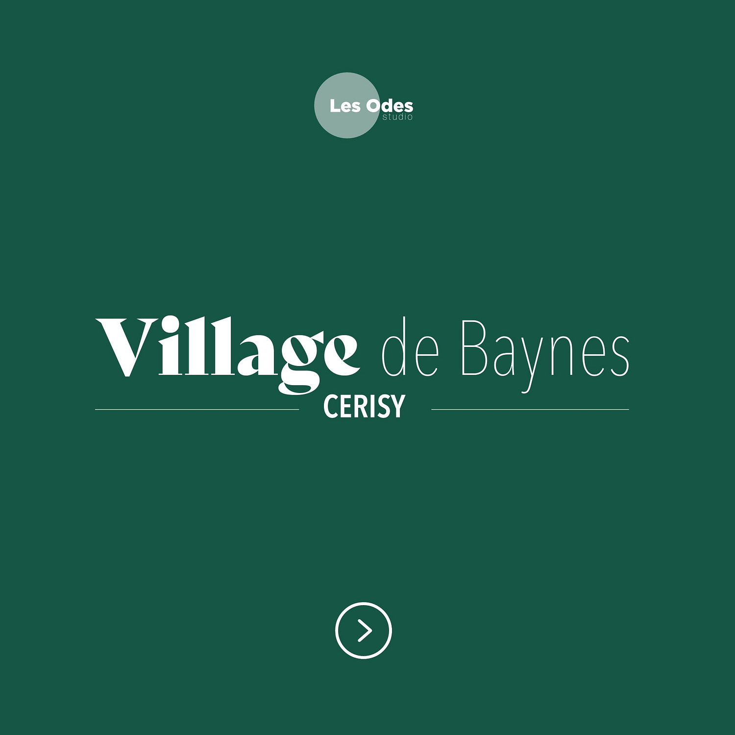 Visuel d'un logo pour un projet d'éco-village dans la Manche, en Normandie