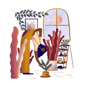 Illustration “Plant shop”
